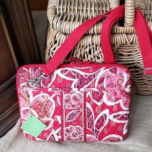 Vera Bradley Mini Laptop Case in Rosy Posies